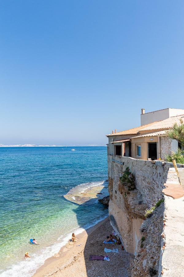Le Grand Bleu- Superbe Maison Avec Terrasse Vue Sur Mer Marseilles Exterior foto